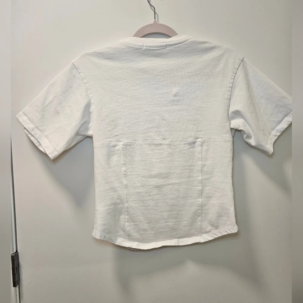 Oak + Fort White Fitted Short Sleeve Top - Picture 2 of 9